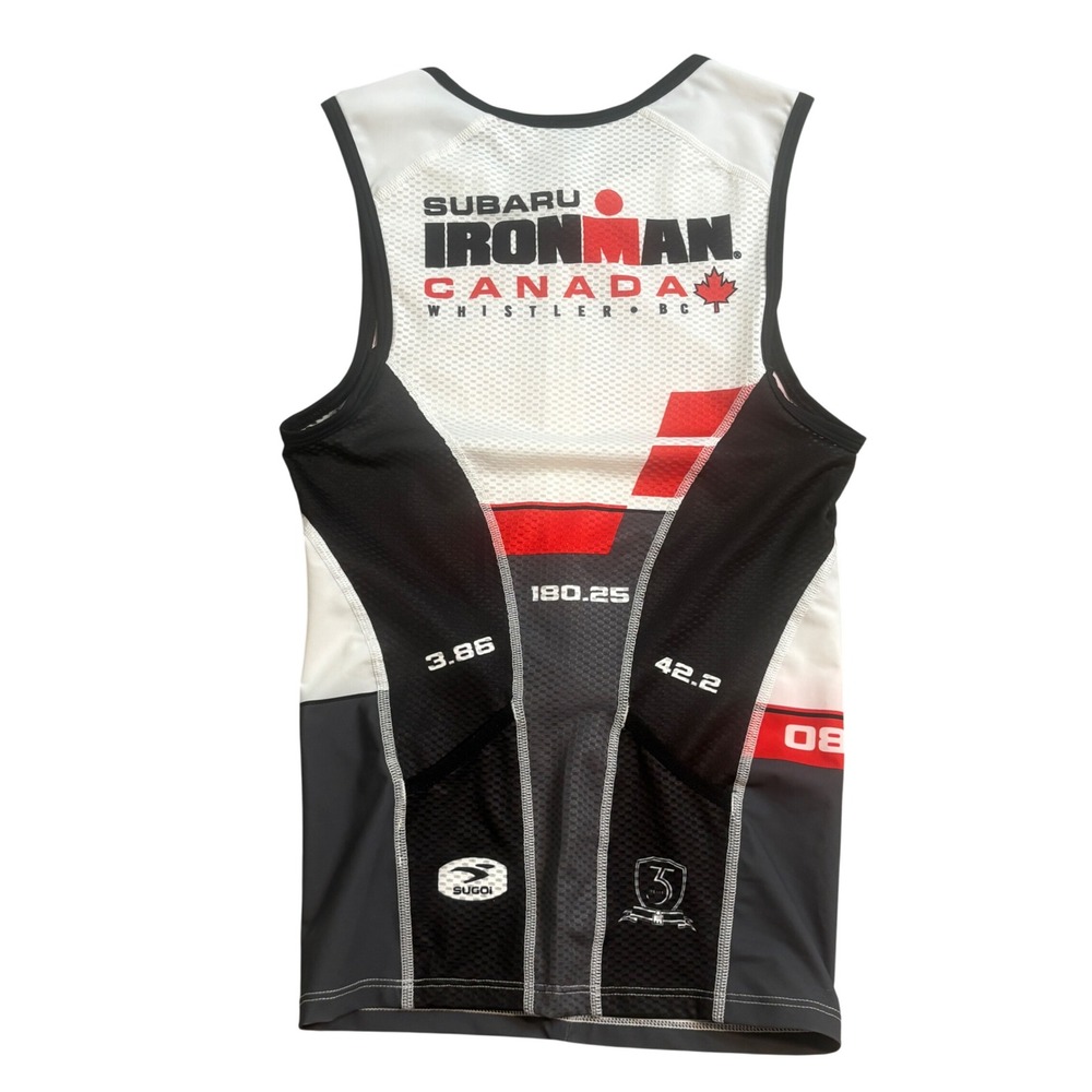 Sugoi Subaru Ironman Canada Whistler 2013 Triathlon Jersey Sleeveless Small
